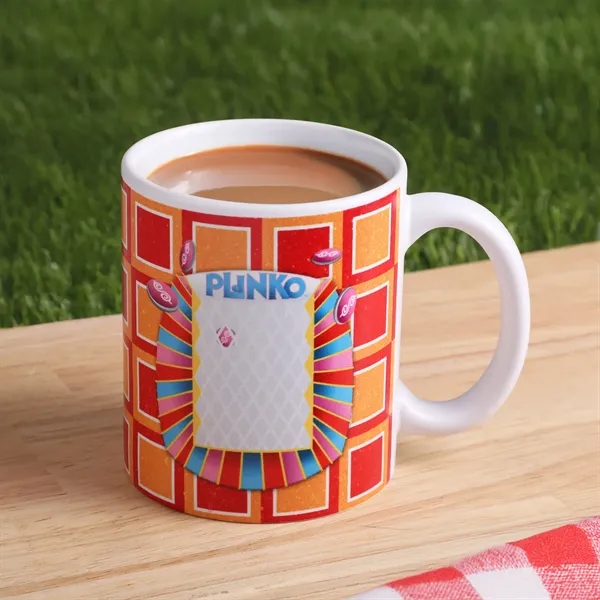 11 oz. white ceramic mug with matte finish and C-handle, perfect... from ASI 61966 HPG / Best Promotions USA