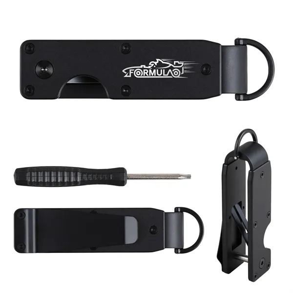 Aluminum key organizer holds 2-6 keys in a compact, jingle-free design... from ASI 61966 HPG / HandStands HPG Gold