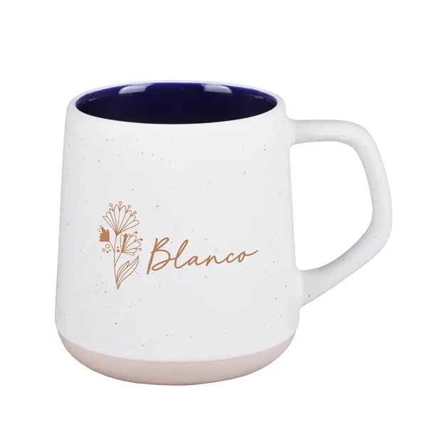 13.5 oz. speckled ceramic mug with outward taper, sturdy clay base,... from ASI 61966 HPG / Best Promotions USA