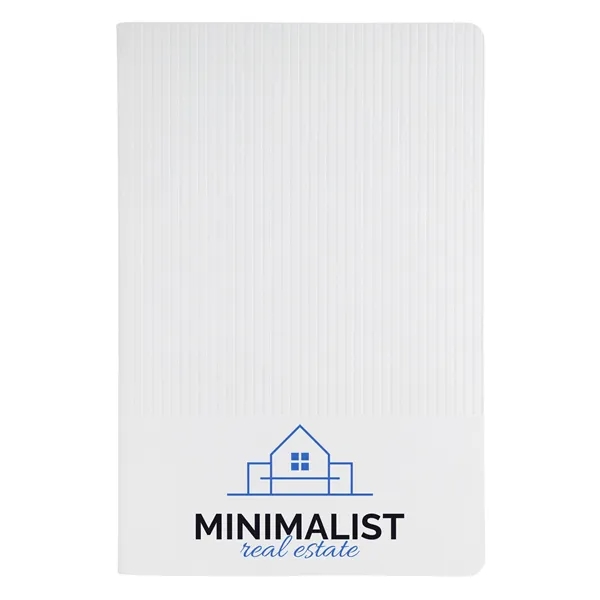 Round, spinal-bound notebook with textured cover lays completely flat for effortless... from ASI 61966 HPG / HandStands HPG Gold