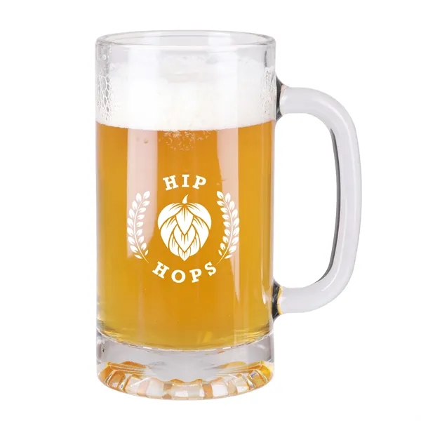 16 oz. glass beer mug with classic design and premium feel,... from ASI 61966 HPG / Best Promotions USA