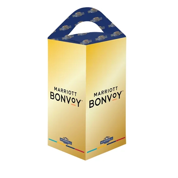 Tote Box with Ghirardelli Chocolate Squares... from ASI 44900 NC Custom (CI/Lanco) / Chocolate Inn