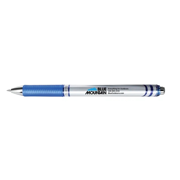 Retractable Liquid Gel Ink pen with 0.7mm medium metal tip in... from ASI 77240 Pentel Of America LTD / Pentel®