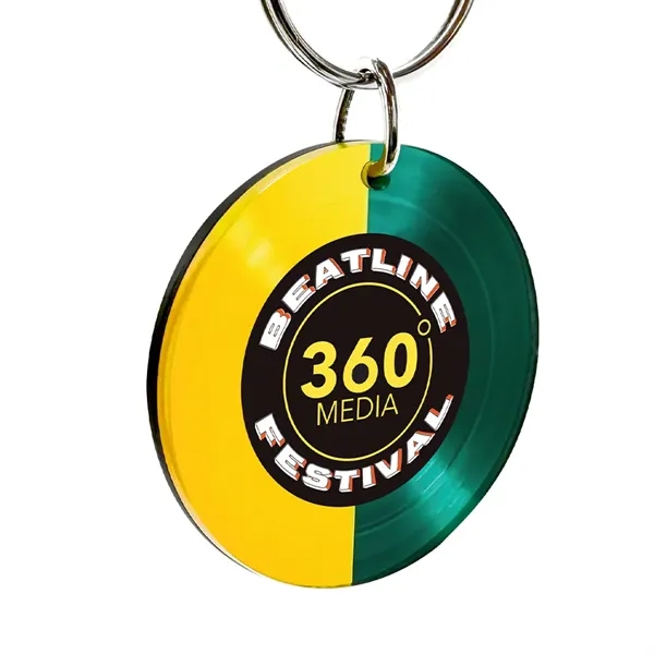 Replica Vinyl Record Acrylic Key Tag... from ASI 72521 Morris Magnets / Laser Cuts