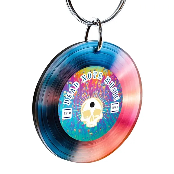 Replica Vinyl Record Acrylic Key Tag... from ASI 72521 Morris Magnets / Laser Cuts