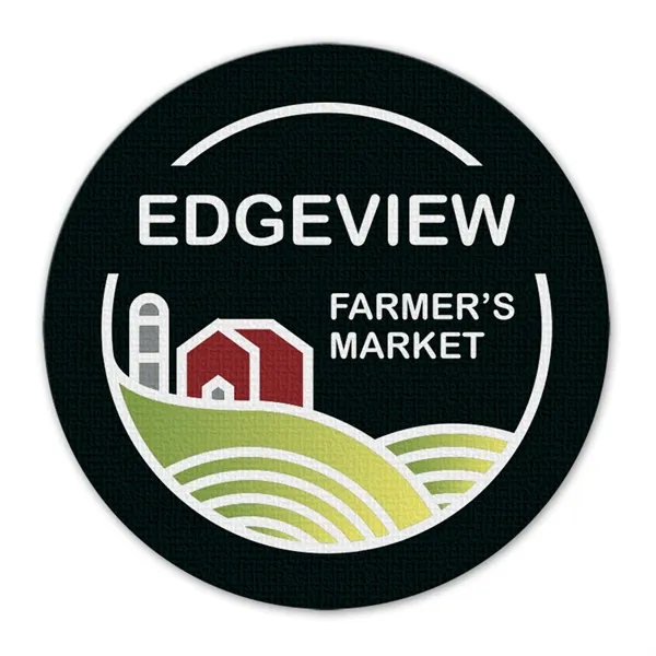 4.75" Diameter round jar opener made of rubber, with a full-color... from ASI 54040 Fey Promo / Mi Line by Fey