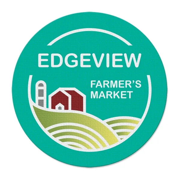 4.75" Diameter round jar opener made of rubber, with a full-color... from ASI 54040 Fey Promo / Mi Line by Fey