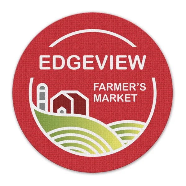 4.75" Diameter round jar opener made of rubber, with a full-color... from ASI 54040 Fey Promo / Mi Line by Fey