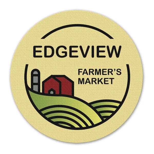 4.75" Diameter round jar opener made of rubber, with a full-color... from ASI 54040 Fey Promo / Mi Line by Fey