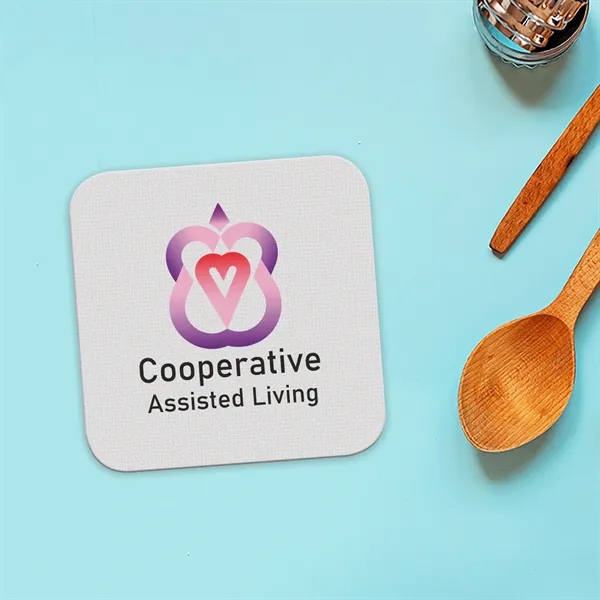 4.75"H x 4.75"W square jar opener made of rubber, with a... from ASI 54040 Fey Promo / Mi Line by Fey