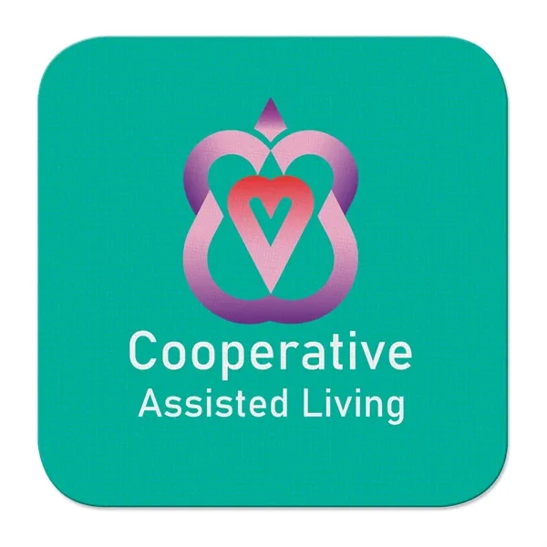 4.75"H x 4.75"W square jar opener made of rubber, with a... from ASI 54040 Fey Promo / Mi Line by Fey