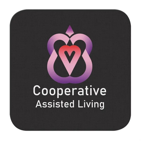 4.75"H x 4.75"W square jar opener made of rubber, with a... from ASI 54040 Fey Promo / Mi Line by Fey