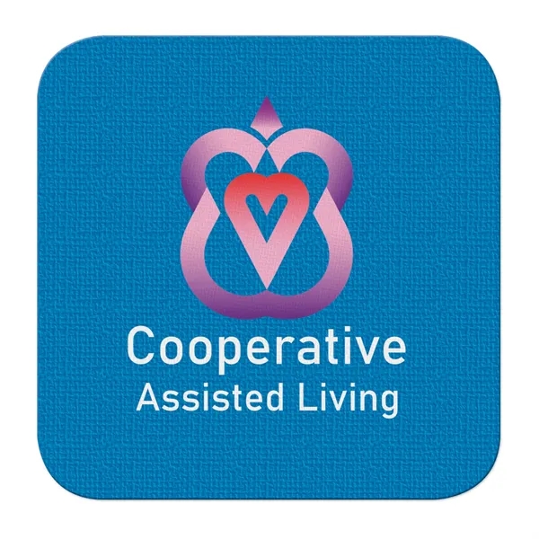 4.75"H x 4.75"W square jar opener made of rubber, with a... from ASI 54040 Fey Promo / Mi Line by Fey