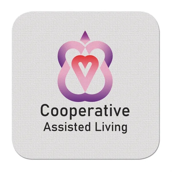 4.75"H x 4.75"W square jar opener made of rubber, with a... from ASI 54040 Fey Promo / Mi Line by Fey