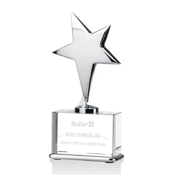 This exquisite silver finished cast metal star proudly salutes any winner.... from ASI 84592 St Regis Group / St Regis