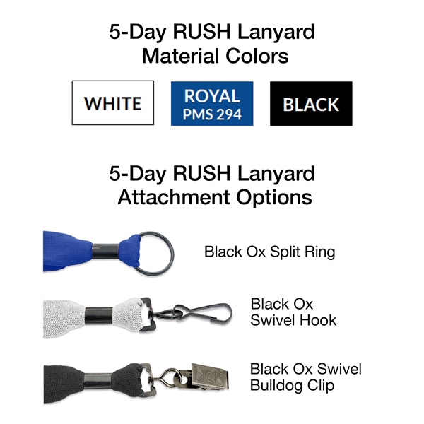 5-Day Rush available! Custom tubular lanyards with a great selection of... from ASI 79898 Promovision / PROMOVISION