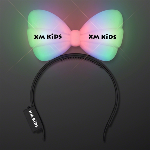 Color Change Light Up Bow Headband; Blank and Imprint Pricing... from ASI 34194 ALightPromos