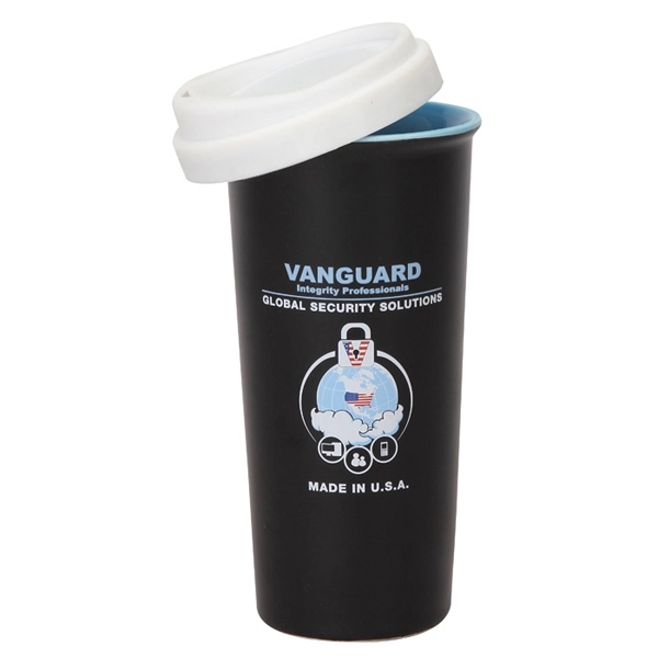 14 oz. Double Wall Two-Tone Ceramic Mug.... from ASI 40261 Berney-Karp Inc / Creative Source