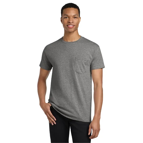 Gildan Heavy Cotton 100% Cotton Pocket T-Shirt.... from ASI 84863 SanMar