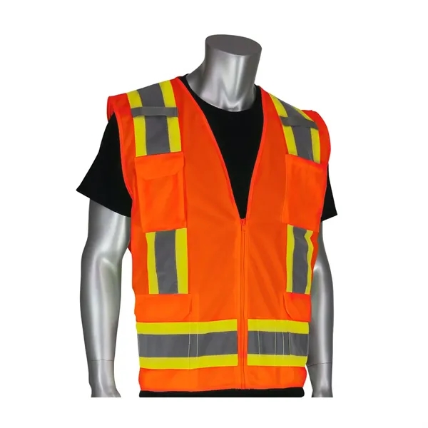 Two Tone 6 Pocket Surveyors Vest... from ASI 89320 Starline USA Inc