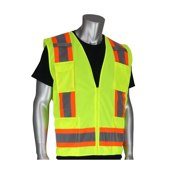 Two Tone 6 Pocket Surveyors Vest... from ASI 89320 Starline USA Inc