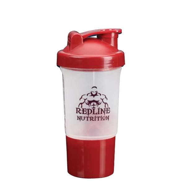 17 ounce protein / vitamin shaker bottle with filter screen, jack,... from ASI 40261 Berney-Karp Inc / Creative Source