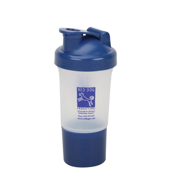 17 ounce protein / vitamin shaker bottle with filter screen, jack,... from ASI 40261 Berney-Karp Inc / Creative Source