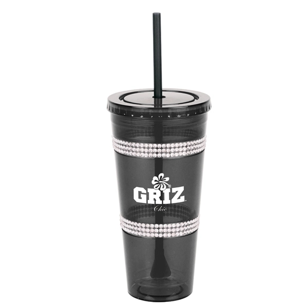 20 oz. cup with 2 in 1 propeller straw and stirrer.... from ASI 40261 Berney-Karp Inc / Creative Source