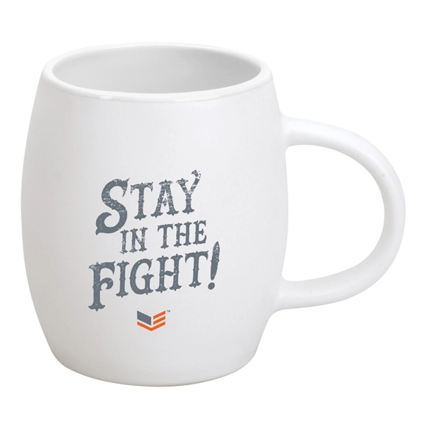 14 oz. 2-Tone/White Matte mug.... from ASI 40261 Berney-Karp Inc / Creative Source