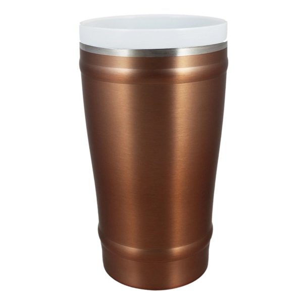 16 oz. tumbler with stainless steel exterior, ceramic inner coating, thumb-slide... from ASI 99030 Zipline / Zipline®
