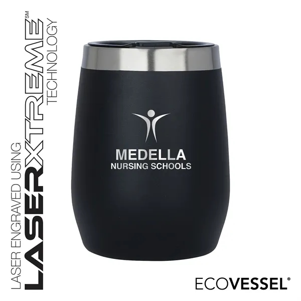 EcoVessel® Port 10 oz. Vacuum Insulated Wine Tumbler... from ASI 67866 Logomark/Valumark