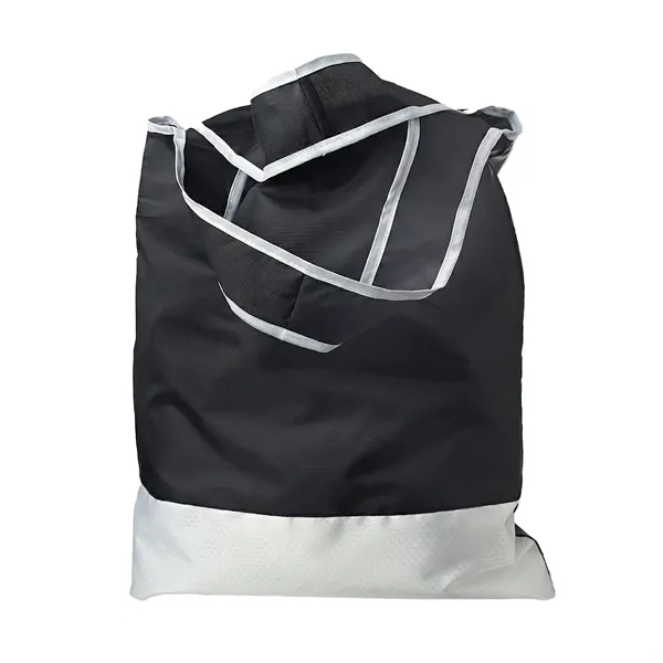 Large size 210 denier polyester tote bag with 1 color silkscreen... from ASI 37218 Athena Promo (tm)