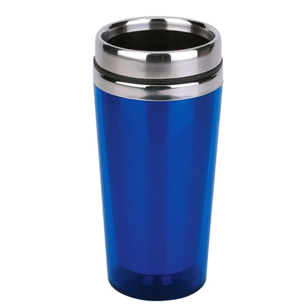 16 oz. travel tumbler with stainless steel inner liner, acrylic outer... from ASI 39820 Opusline (Benmex) / Opus Line