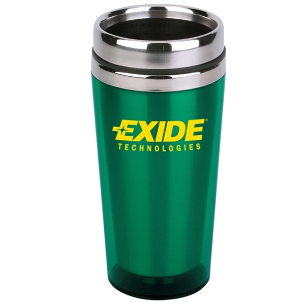 16 oz. travel tumbler with stainless steel inner liner, acrylic outer... from ASI 39820 Opusline (Benmex) / Opus Line