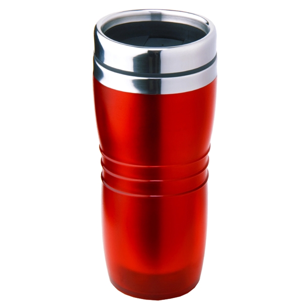 16 oz. tumbler with stainless steel interior, acrylic outer shell, double... from ASI 39820 Opusline (Benmex) / Opus Line