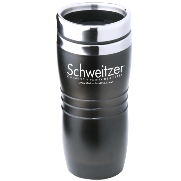 16 oz. tumbler with stainless steel interior, acrylic outer shell, double... from ASI 39820 Opusline (Benmex) / Opus Line