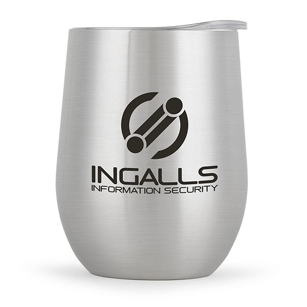 12 ounce stainless steel wine cup with vacuum insulation and spill... from ASI 39820 Opusline (Benmex) / Opus Line