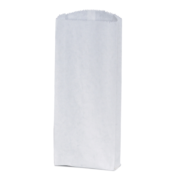 Paper Pharmacy Bag with serrated cut top and side and bottom... from ASI 37940 Bag Makers Inc