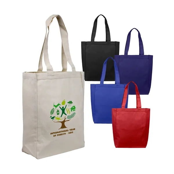 This durable 10 oz cotton canvas tote bag is made for... from ASI 41511 Brainchild USA Inc / BrainChild Gift Club
