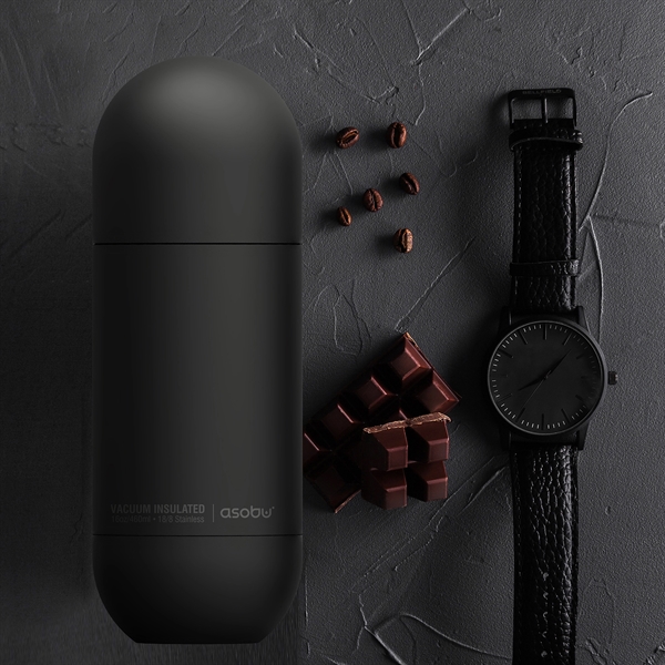 Stylish Double wall vacuum insulated stainless steel water bottle.... from ASI 31518 ADNART