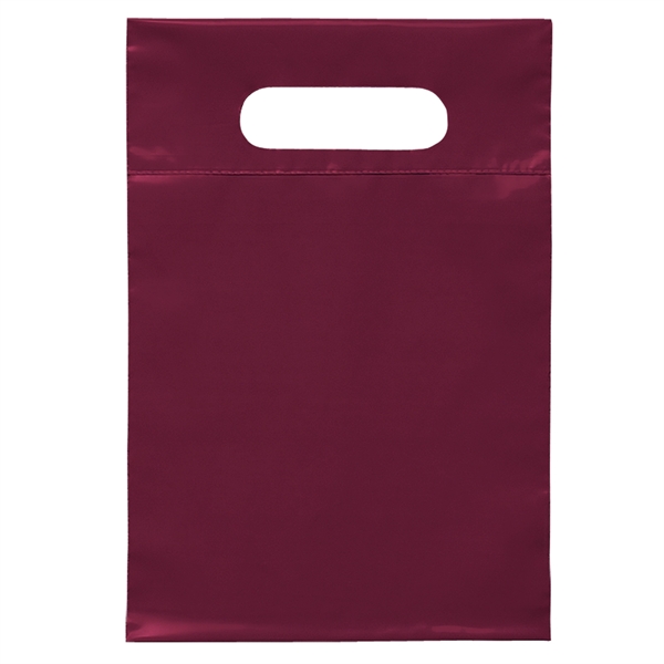 2.5 mil. low-density plastic bag with reinforced die cut handles.... from ASI 37940 Bag Makers Inc