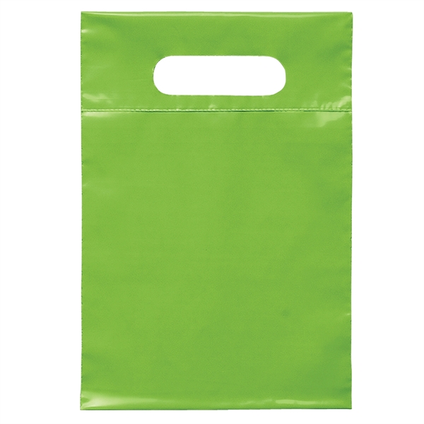 2.5 mil. low-density plastic bag with reinforced die cut handle.... from ASI 37940 Bag Makers Inc