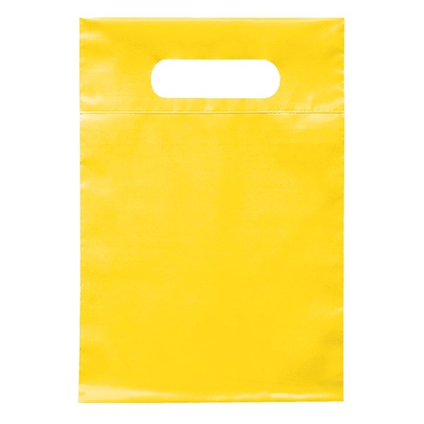 2.5 mil. low-density plastic bag with reinforced die cut handle.... from ASI 37940 Bag Makers Inc