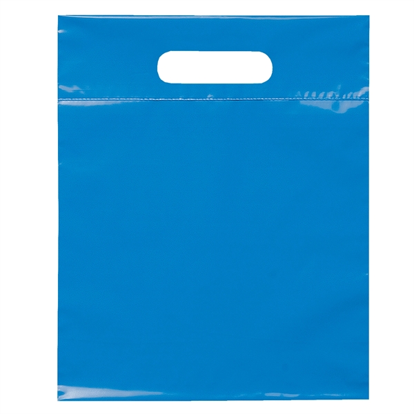 2.5 mil. low-density plastic bags with reinforced die cut handles.... from ASI 37940 Bag Makers Inc