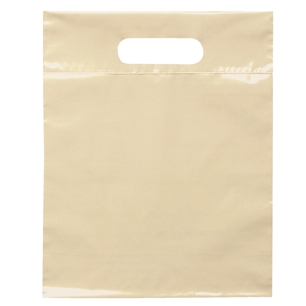 2.5 mil. low-density plastic bags with reinforced die cut handles.... from ASI 37940 Bag Makers Inc