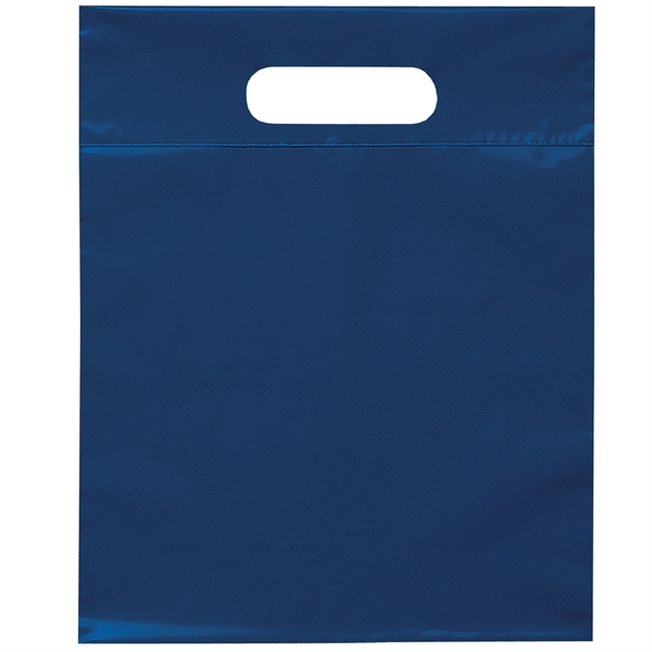 2.5 mil. low-density plastic bags with reinforced die cut handles.... from ASI 37940 Bag Makers Inc