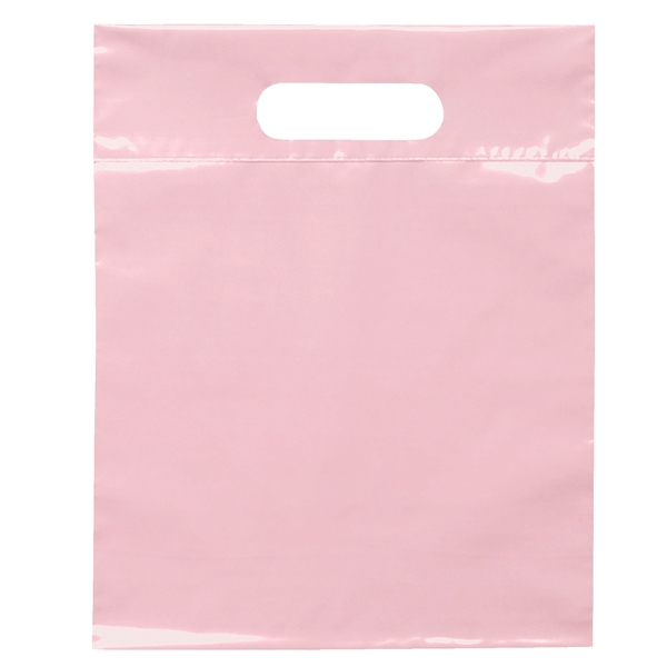 2.5 mil. low-density plastic bags with reinforced die cut handles.... from ASI 37940 Bag Makers Inc