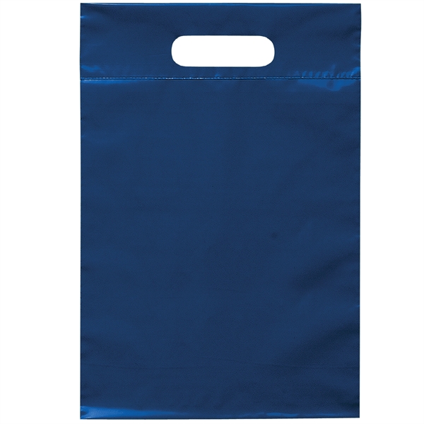 2.5 mil. low-density plastic bag with reinforced die cut handles.... from ASI 37940 Bag Makers Inc
