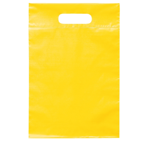 2.5 mil. low-density plastic bag with reinforced die cut handles.... from ASI 37940 Bag Makers Inc