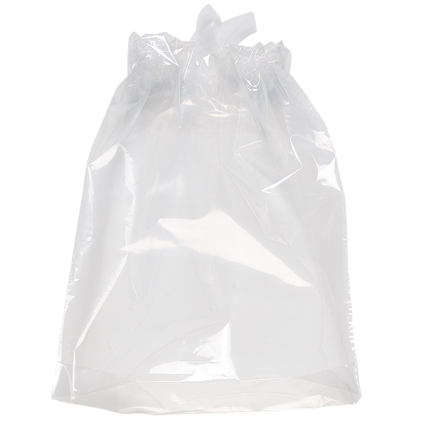 Low-density plastic bag with poly-draw handles.... from ASI 37940 Bag Makers Inc
